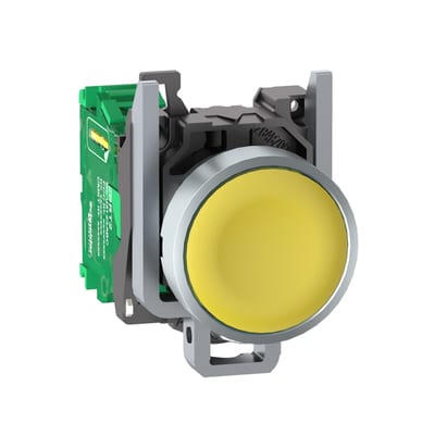 Schneider Electric ZB4R transmitter complete, yellow cap ZB4RTA5