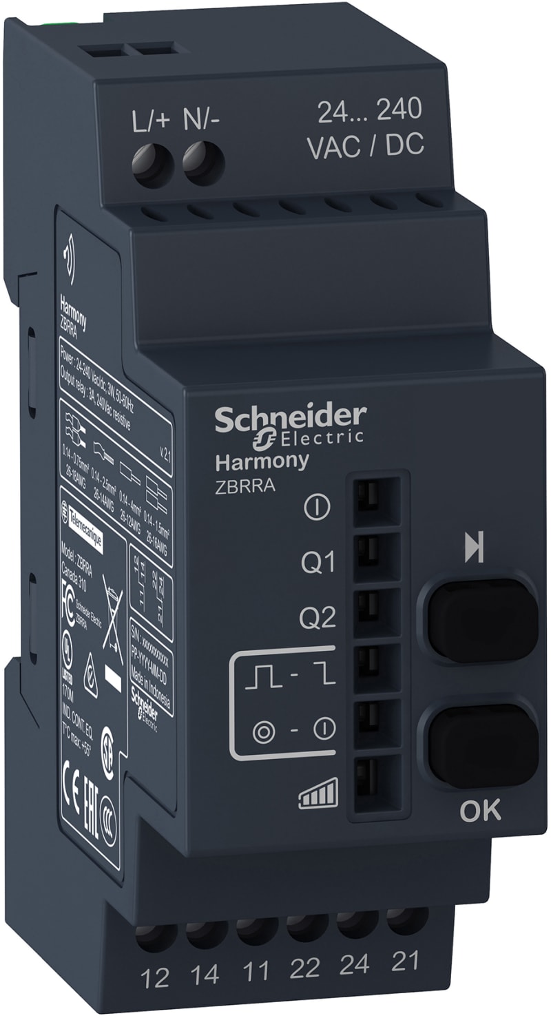 Receiver 2 C/O 3A 24-240V (ZBRRA)