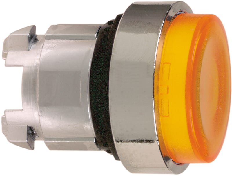 Schneider Electric ZB4BW15 Illuminated Push-Button Head, Projecting, Yellow BA9S