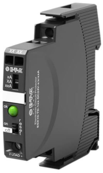 Elfa Distrelec ESX10 Adjustable Electronic Circuit Protector, 6 A, 24 V DC