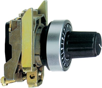 Schneider Electric ZB4BD912 head Ø22 + mounting base for potentiometer
