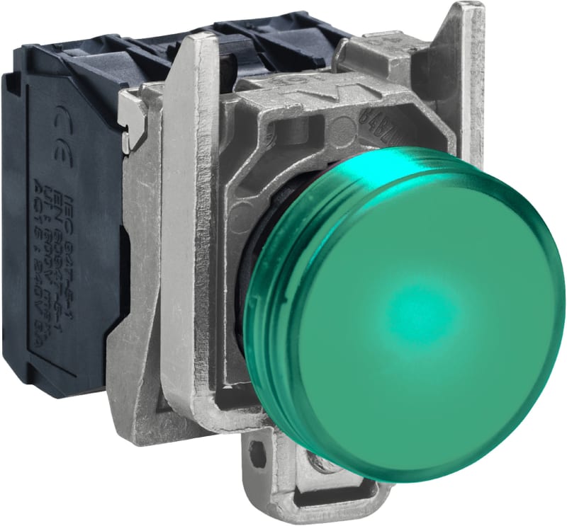 Indicator LAMP,GREEN < 250V BA9S (XB4BV63)