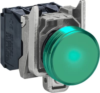 Indicator LAMP,GREEN < 250V BA9S (XB4BV63)