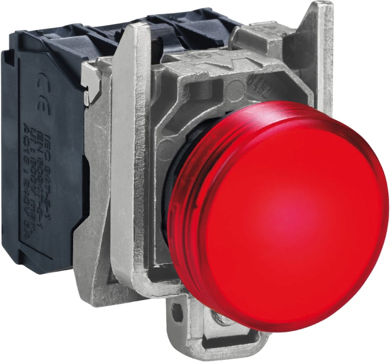 Indicator LAMP,RED < 250V BA9S (XB4BV64)