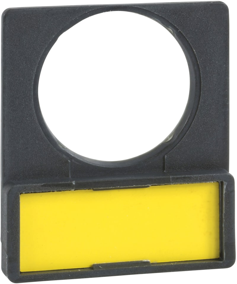 Telemecanique legend holder 30×40 mm with I-O-II insert French (ZBY2186)