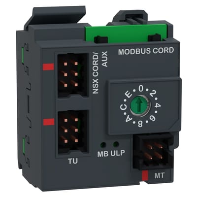 Schneider Electric Communication module, ComPacT NSX, BSCM Modbus SL/ULP, breaker status and control module LV434220