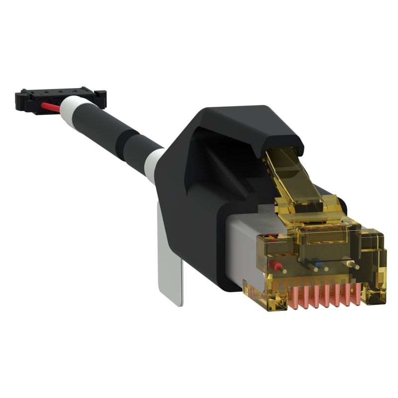 Schneider Electric Modbus cable, ComPacT NSX, BSCM Modbus SL cord, 1.3M length LV434222