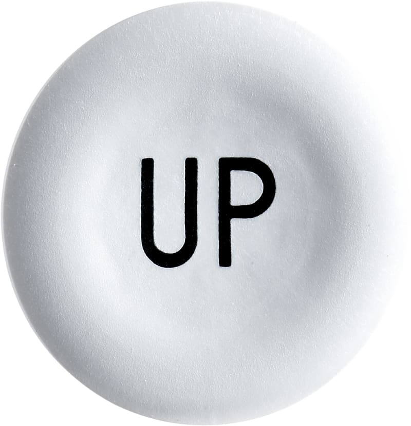 PUSH BUTTON CAP, "up" (ZBA343)
