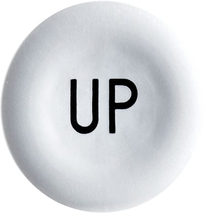 PUSH BUTTON CAP, "up"