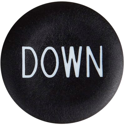 PUSH BUTTON CAP, "down"