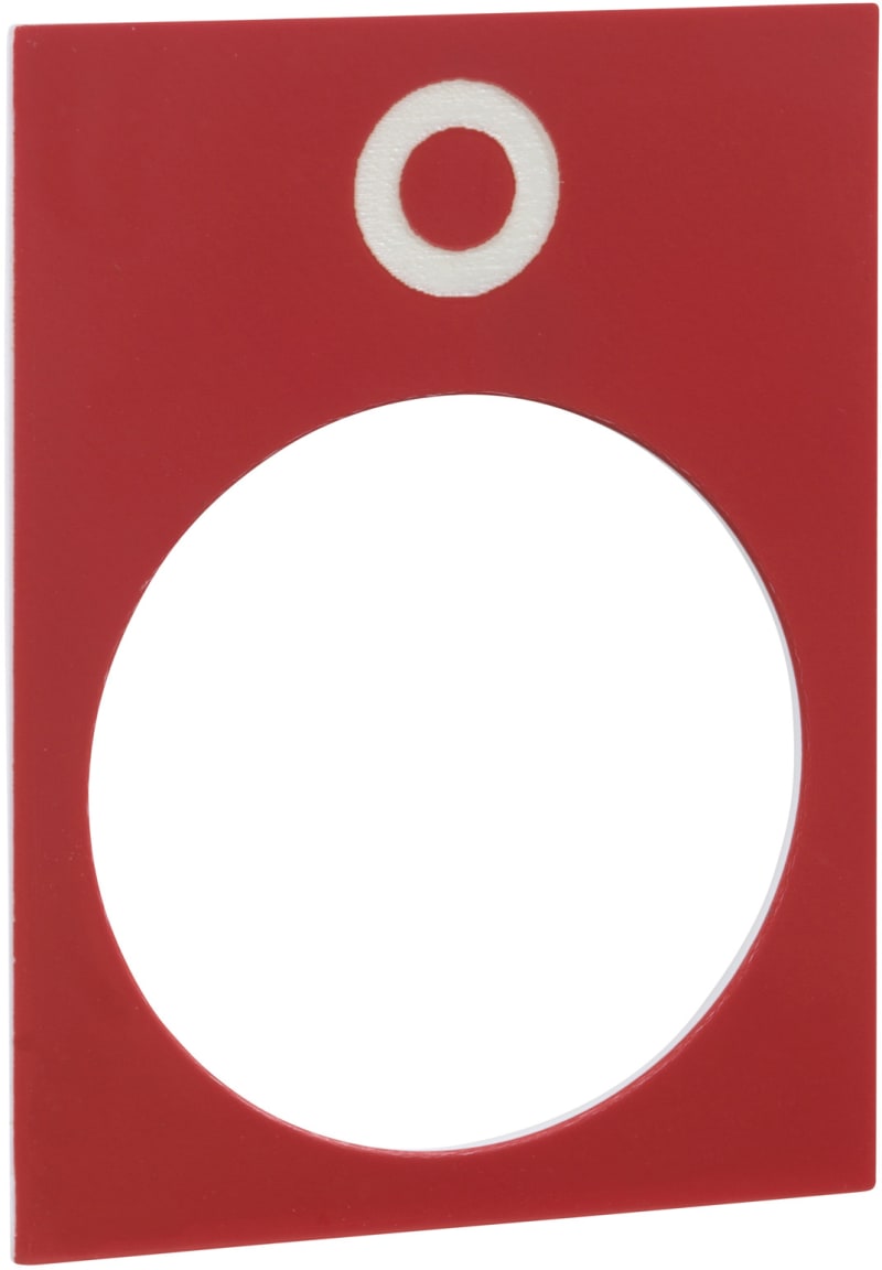Schneider Electric legend - 30 x 40 mm - red - 0 ZB2BY2931