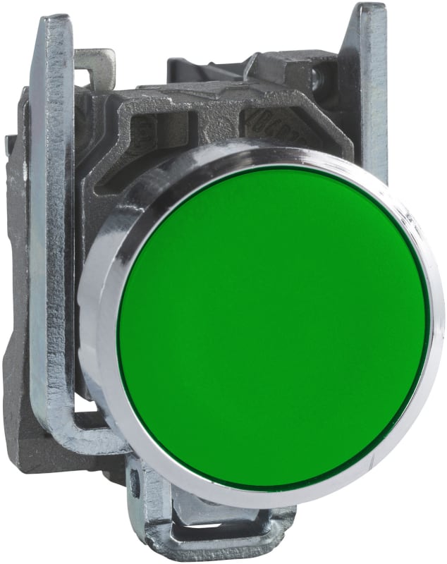 Schneider Harmony XB4 Pushbutton Flush Green 1NO 22mm