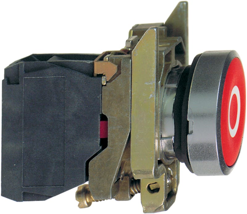 PUSH-Button RED 1NC (white 0) (XB4BA4322)