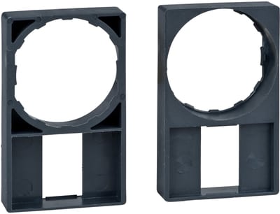 Schneider Electric ZBZ35 legend holder 30 x 50 mm with legend 18 x 27 mm unmarked