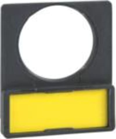 Schneider Electric ZBY2101 Legend holder 30 x 40 mm, plastic, with legend 8 x 27 mm, unmarked