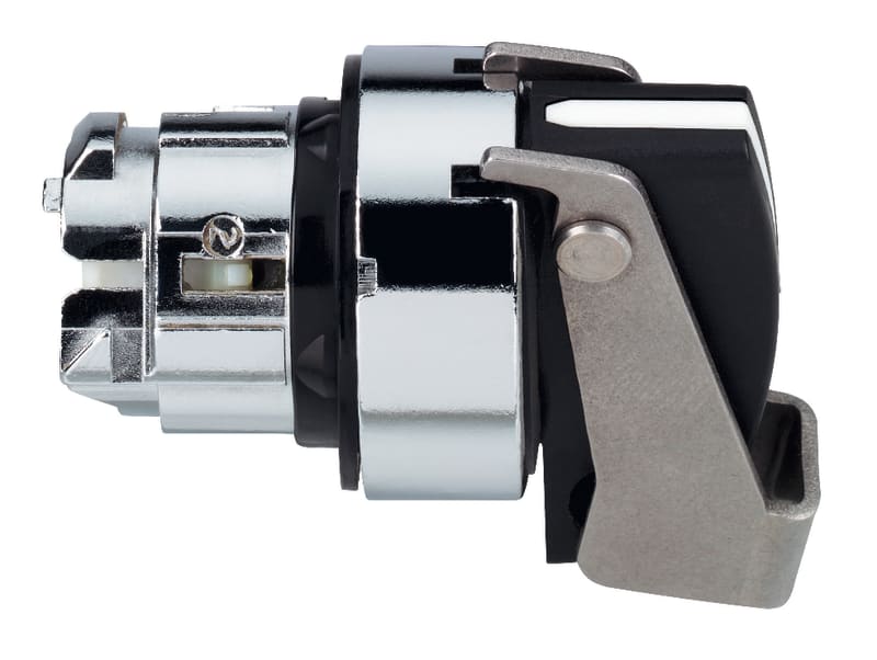 Selector Switch Head, 2 Positions, Long Black Handle, Padlockable (ZB4BJ292)