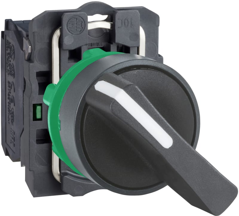 Selector switch 2 FAST POS. 1NO Long G (XB5AJ21)