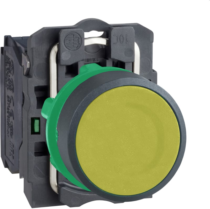 PUSH-Button Yellow 1NO (XB5AA51)