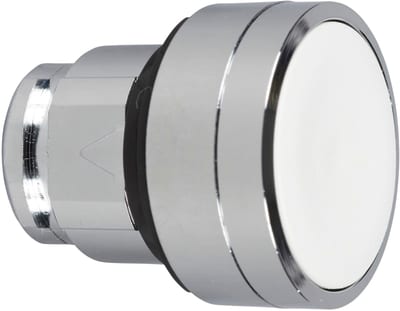 Push-button head, raised