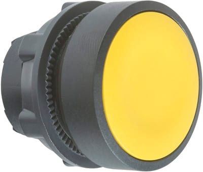 Push-Button Head Pressure/Pressure Yellow (ZB5AH05)