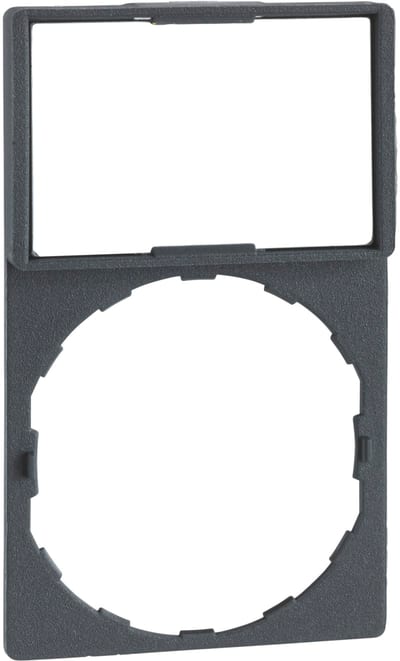 Schneider Electric ZBY6102 legend holder 30 x 50 mm with legend 18 x 27 mm unmarked