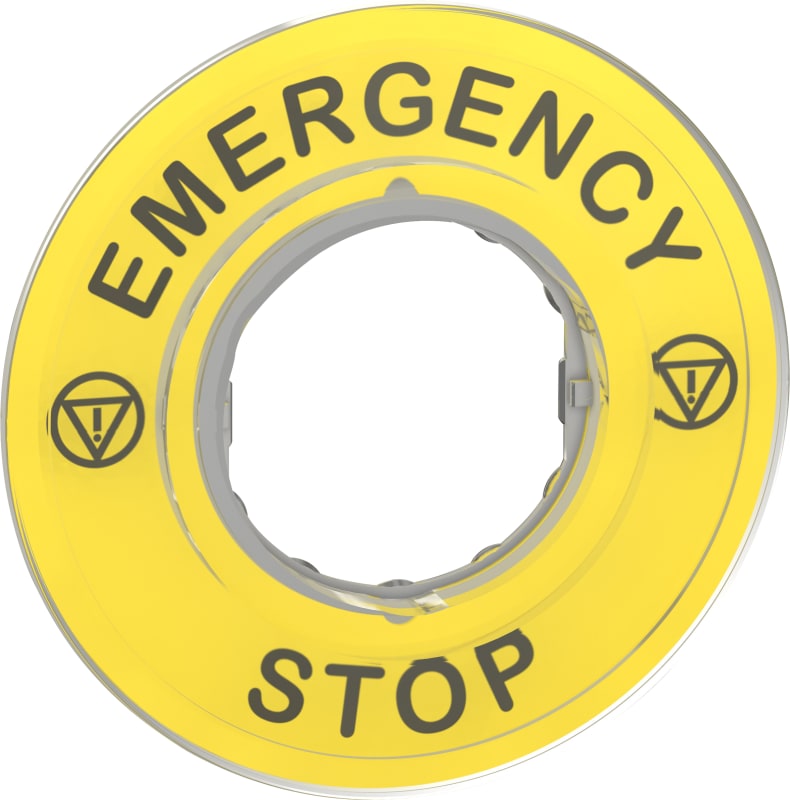 3D emergency stop sign Ø60, Imperial (ZBY9320)