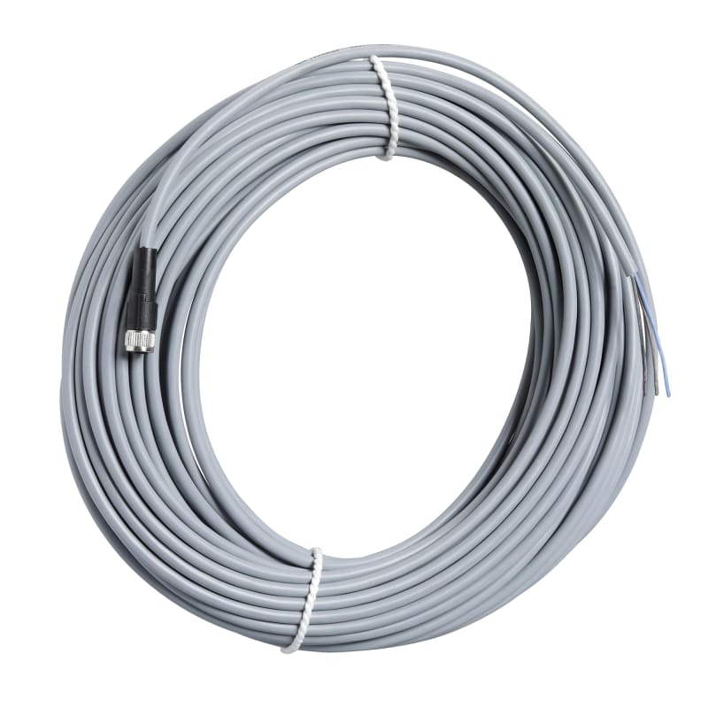 Telemecanique XZCPV0566L20 Sensor Cable, M8 female straight, 3-pin, PVC, 20 m