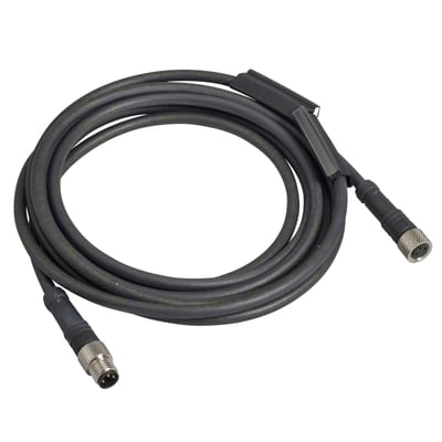 Telemecanique XZCR2705037R1 Sensor Cable, M8 to M8, 1 m