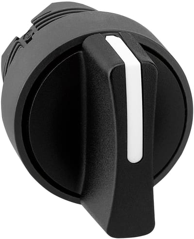 Selector switch K.3POS.RET.FROM H,BLACK