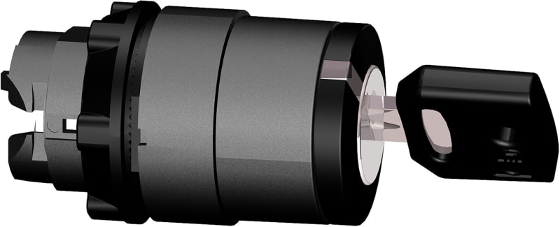 Key switch 2 fixed pos, key-out L (ZB5AG2)