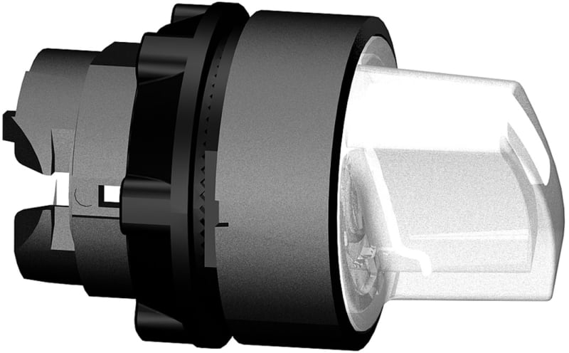 Selector switch with LIGHT 2ST.WHITE LED (ZB5AK1213)
