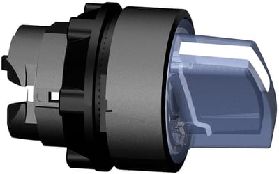 Selector switch with LIGHT 2ST.BLUE LED (ZB5AK1263)