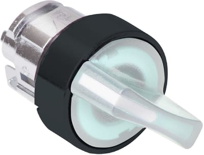Selector switch with LIGHT 3ST.WHITE LED (ZB5AK1313)