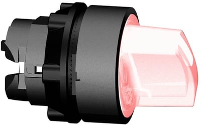 Selector switch with LIGHT 3ST.RED LED (ZB5AK1343)