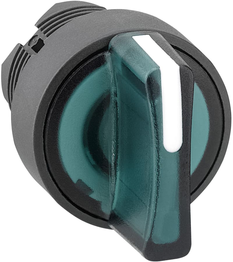 Selector switch with LIGHT 3POS.IMP Green LED (ZB5AK1533)