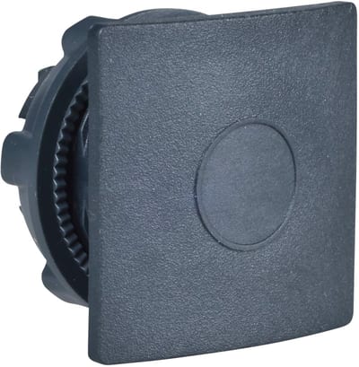 Schneider Electric ZB5SZ5 Ø22 mm Square Blanking Plug, Dark Grey