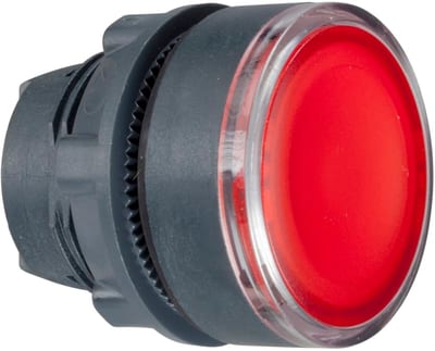 Push-Button Head RED TRANSP.F/E (ZB5AA48)