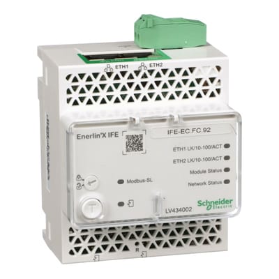 Schneider Electric Module IFE - Modbus TCP - Ethernet IP & MBSL LV434002