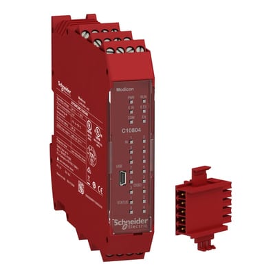 Schneider Electric Modicon Safety Controller CPU, 8DI/4DO, screw