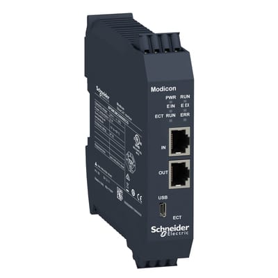 Schneider Electric EtherCAT diagnostic expansion module with spring term XPSMCMCO0000ECG