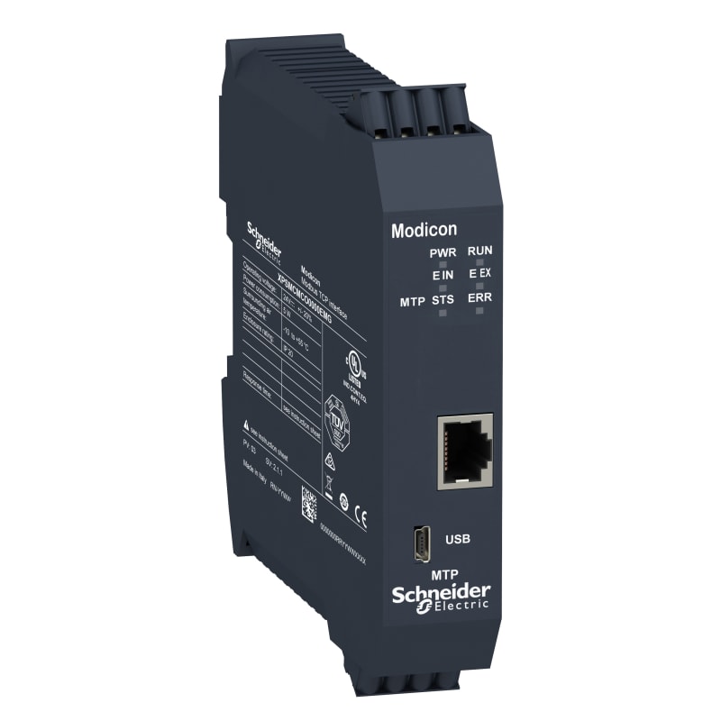 Schneider Electric Modbus TCPIP diagnostic expansion module with spring term XPSMCMCO0000EMG