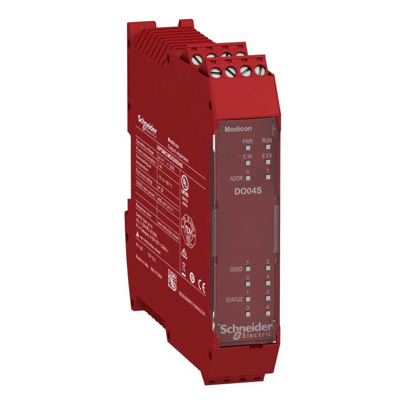 Schneider Electric XPSMCMDO0004S 4 digital-output expansion module screw