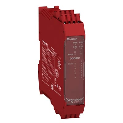 Schneider Electric 8 digital output PL c, SIL1 expansion modules with spring term XPSMCMDO0008C1G