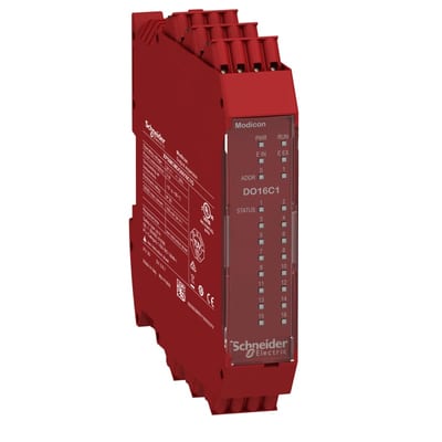 Schneider Electric 16 digital output PLC, SIL1 expansion modules with spring term XPSMCMDO0016C1G