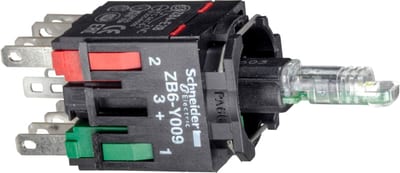 Body WITH BLUE Diode 1NC+1NO