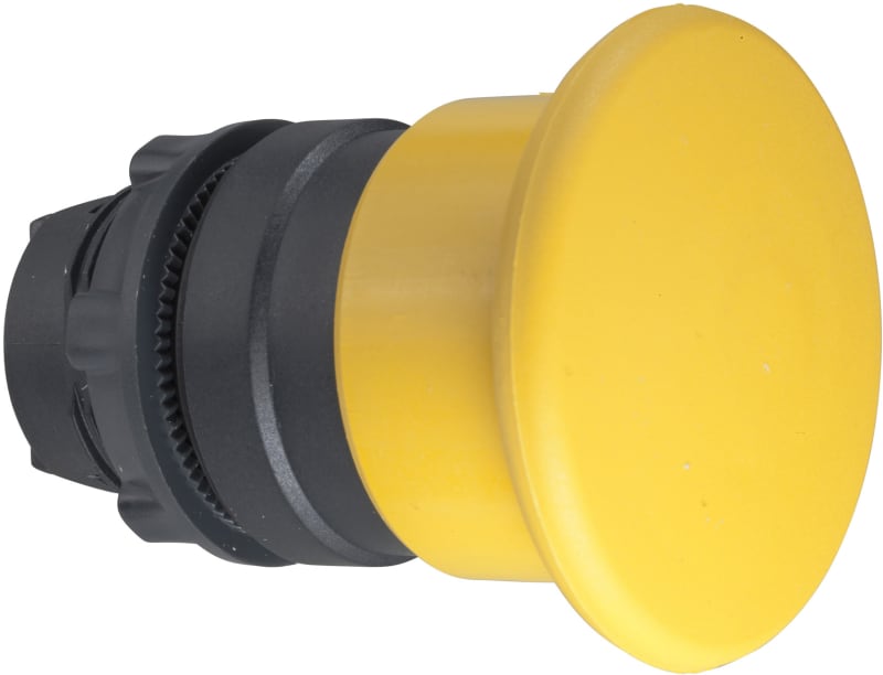 Mushroom Head Yellow Ø40mm (ZB5AC5)