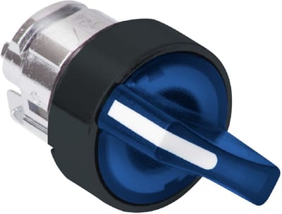 Selector switch with LIGHT 3 Fixed positionsBLUE