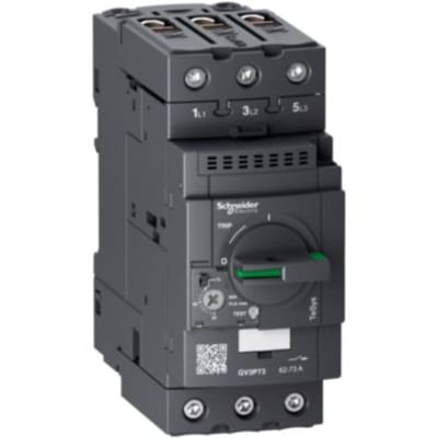 Schneider Electric TeSys GV3P thermal-magn motor circuit breaker 62-73A EverLink GV3P73