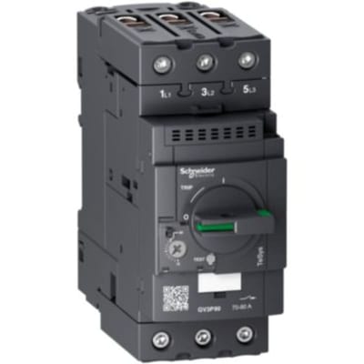 Schneider Electric TeSys GV3P thermal-magn motor circuit breaker 70-80A EverLink GV3P80