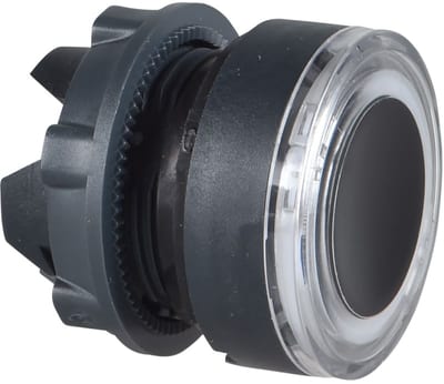 Illuminated Push Button white with light ring LED
